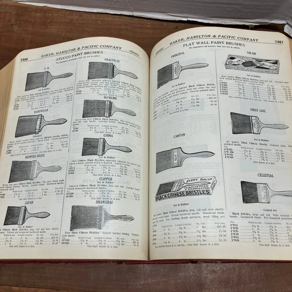 Baker Hamilton & Pacific Co Catalog No 8 Hardware Tools Cutlery Vintage Stiletto